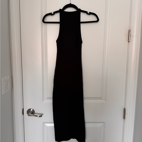 Zara Black Bodycon Midi Dress - Picture 4 of 4